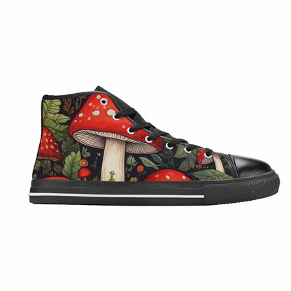MEN'S Mushroom High Top Canvas Y2K Custom Shoes