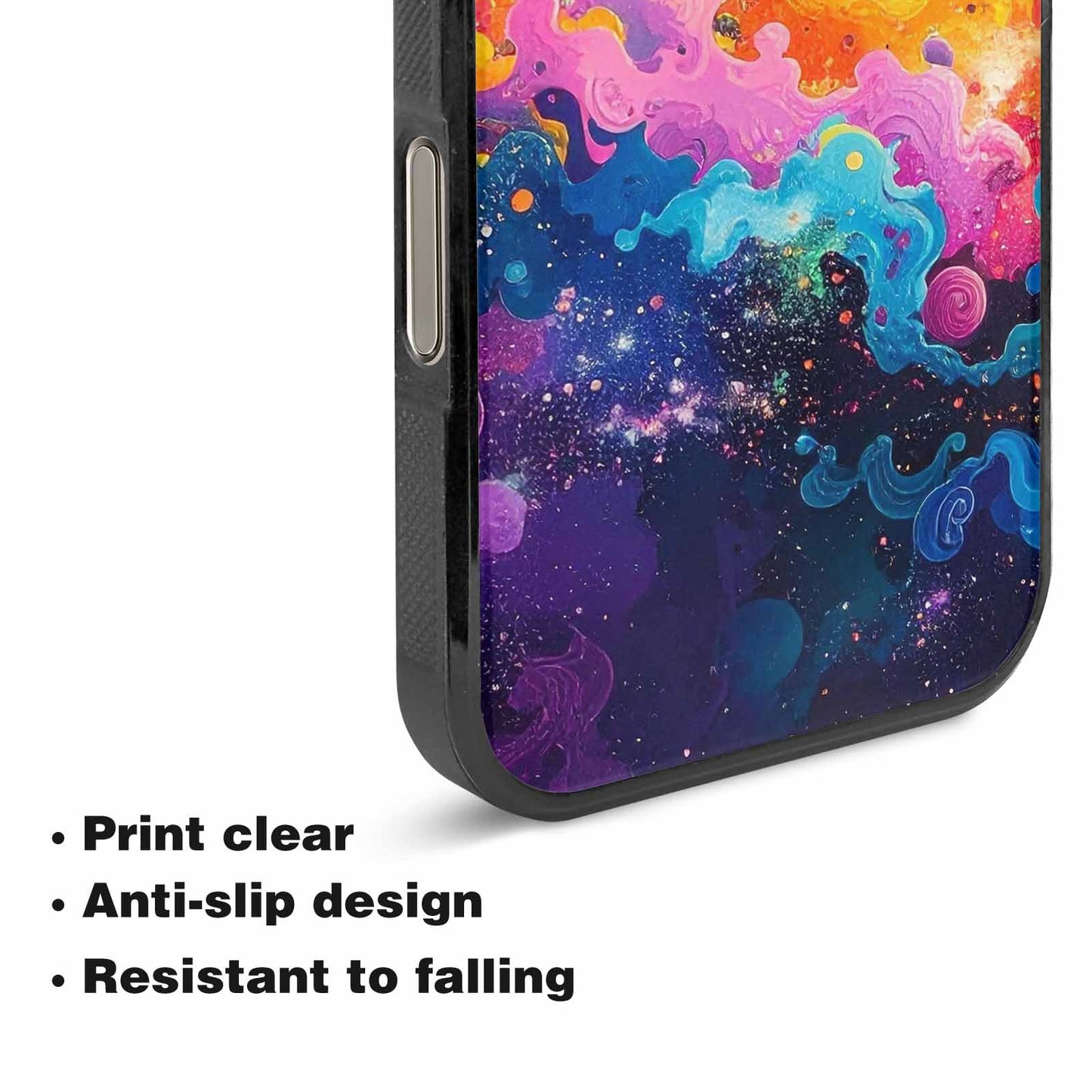 iPhone 16 Pro Case — Cosmic Creature And Object Mashup Pattern, Customized Protective Case
