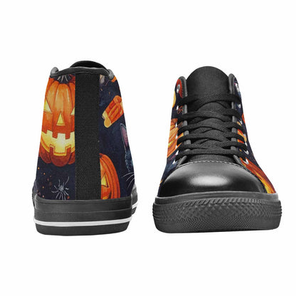 MEN'S Halloween High Top Canvas Cottagecore Custom Sneakers