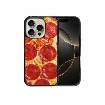iPhone 16 Pro Case — Pepperoni Pizza Print Custom, Custom Print Case Cover