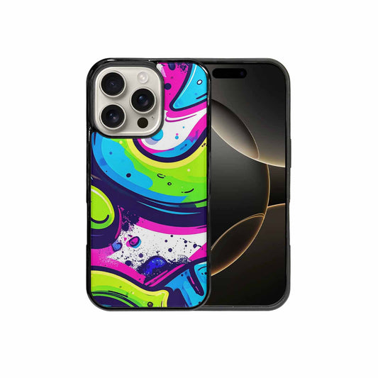iPhone 16 Pro Case — Acid Wash Cartoon, Unique Phone Case Design
