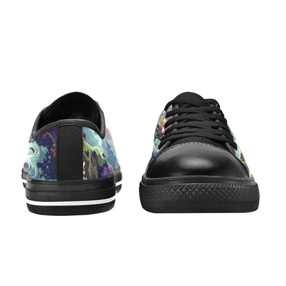 Camo Design 1 Men's Low Top Canvas Shoes