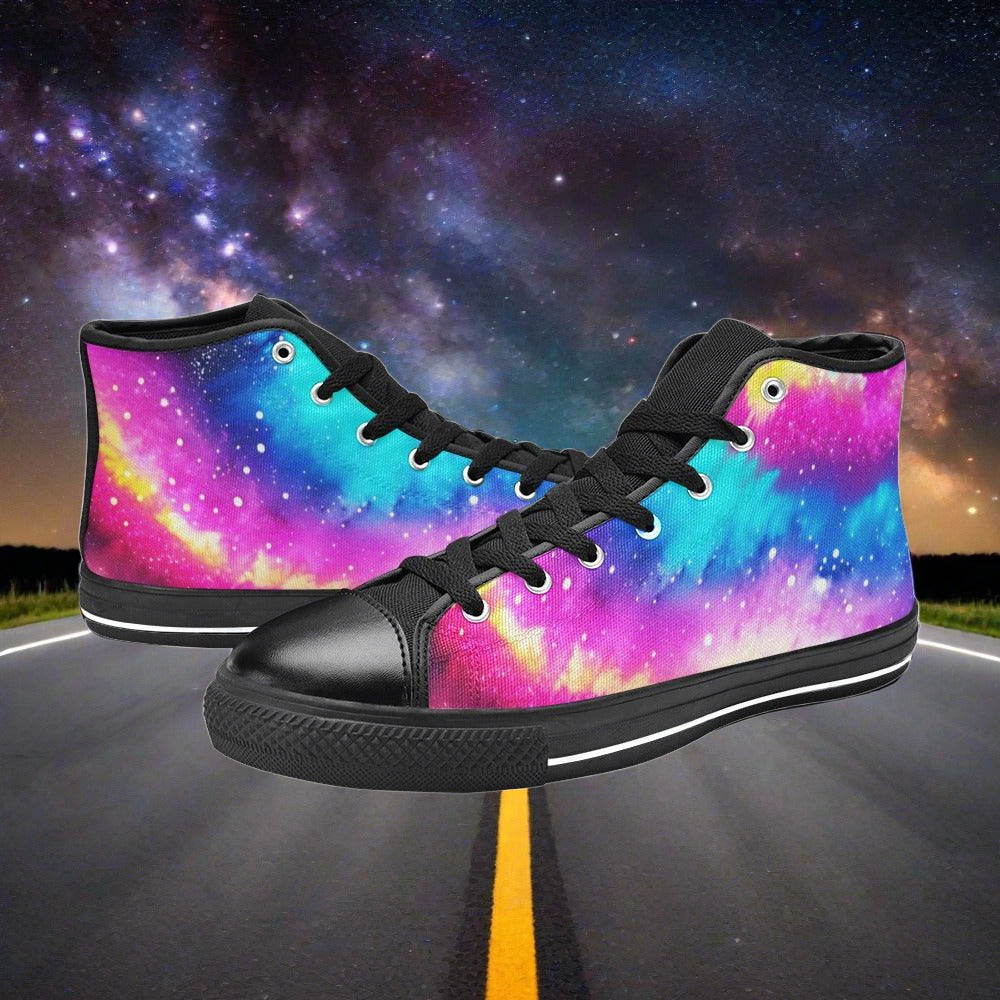 Cyberpunk Pastel Soft Vivid MEN Bold Art - Freaky Shoes | Custom Art Sneakers