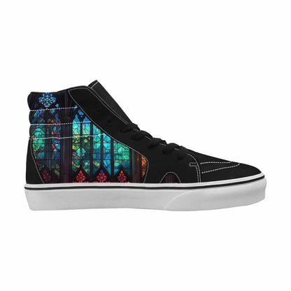WOMEN'S Stained Glass Cathedral High Top Canvas Y2K Sneakers