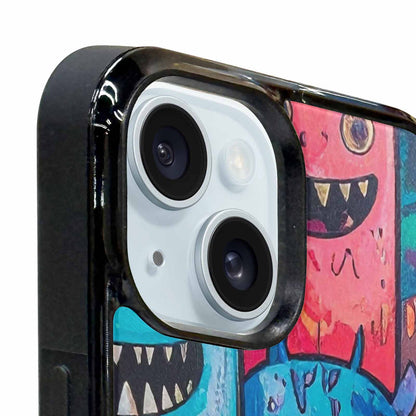 iPhone 15 Plus Case — Goofy Cartoon Monster, Personalized Phone Case