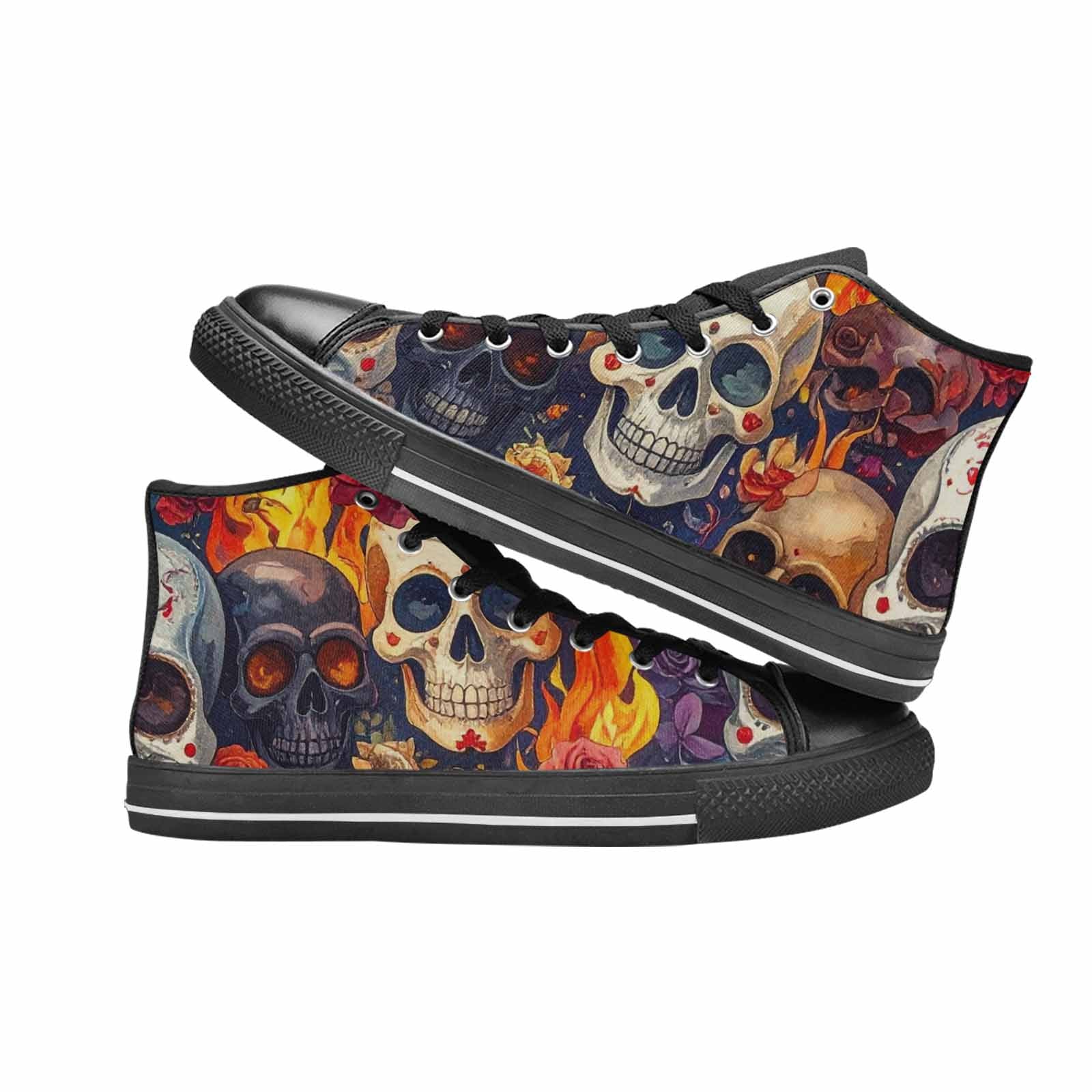 MEN'S Skull High Top Canvas Dreamcore Shoes