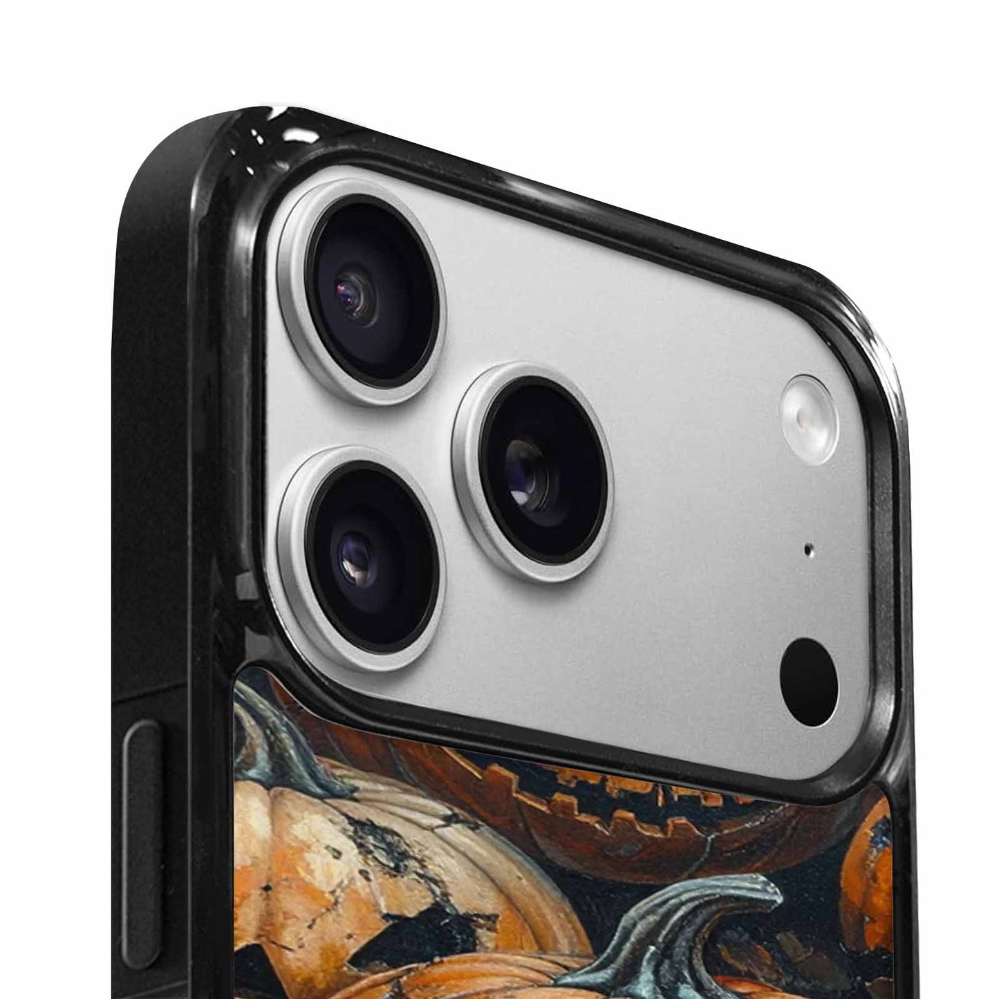 iPhone 17 Pro Case — Halloween Cracked Jackolantern, Unique Phone Case Design