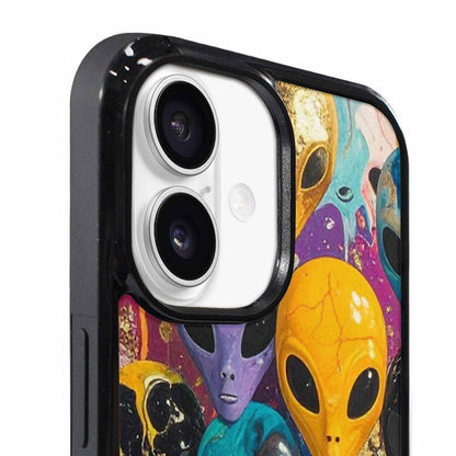 iPhone 17 Case — Aliens Marblealiens Pattern Alien Scifi, Custom Designed Case Cover