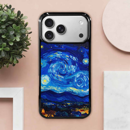 iPhone 17 Pro Max Case — Starry Night Van Gogh Galaxy Space, Unique Phone Case Design