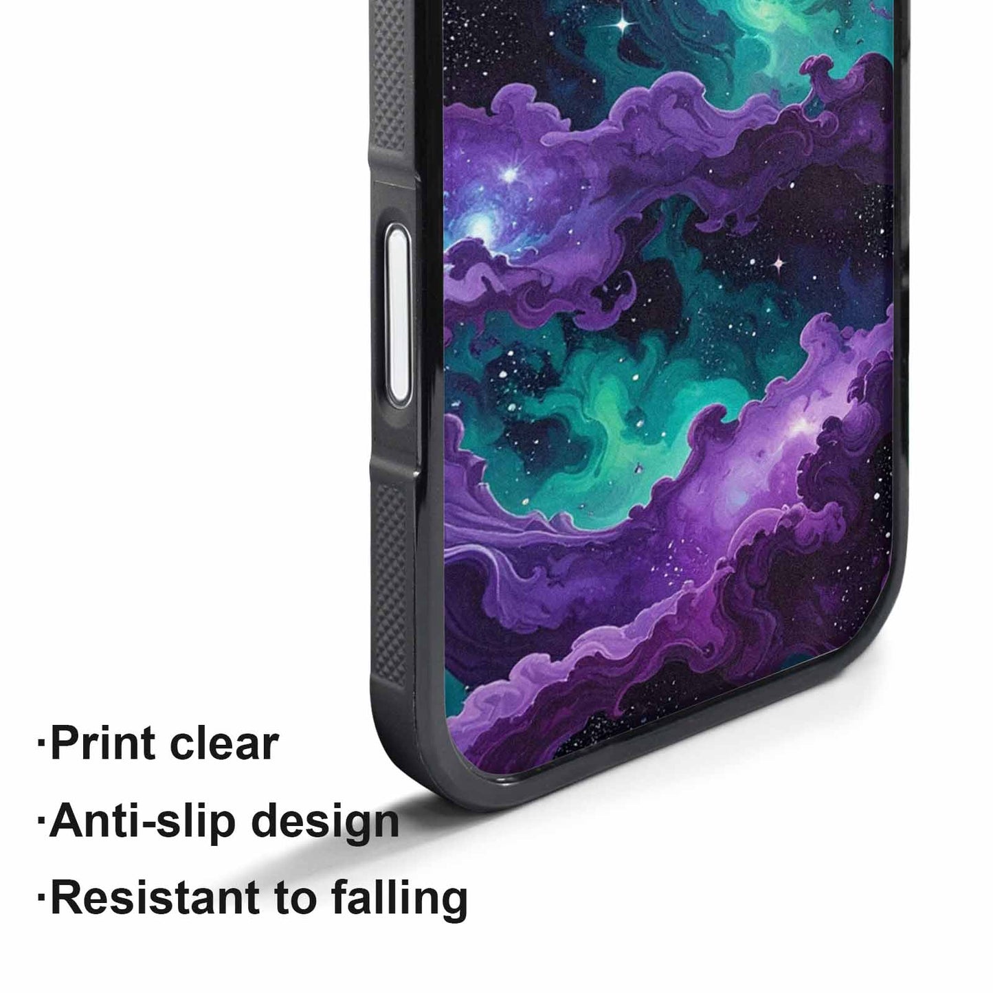 iPhone 17 Air Case — Seamless Tileable Pattern Of Swirling Galaxy, Custom Made Phone Cover
