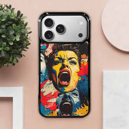 iPhone 17 Pro Max Case — Comic Book Scream Comic Original Art, Custom Phone Case