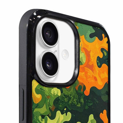 iPhone 17 Case — Small Military Camouflage Blotch Camo, Custom Print Case Cover