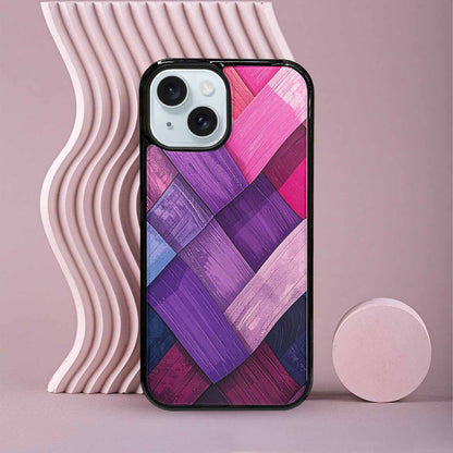 iPhone 15 Case — Genderfluid Flag Color Theme Small Rainbow, Custom Art Phone Cover