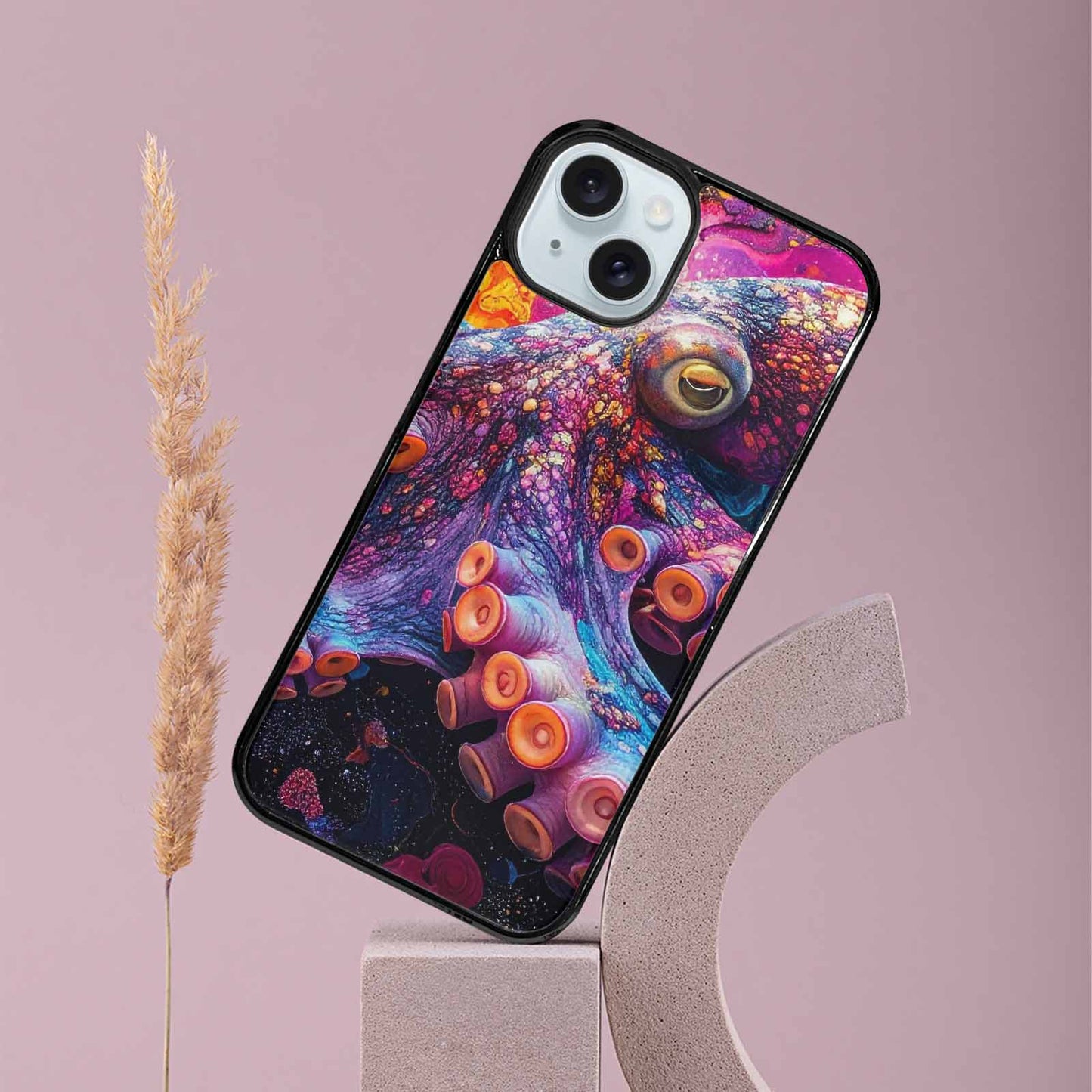 iPhone 15 Plus Case — Octopus Tentacle Octopus Tentacle Pattern Hundreds, Custom Made Phone Cover