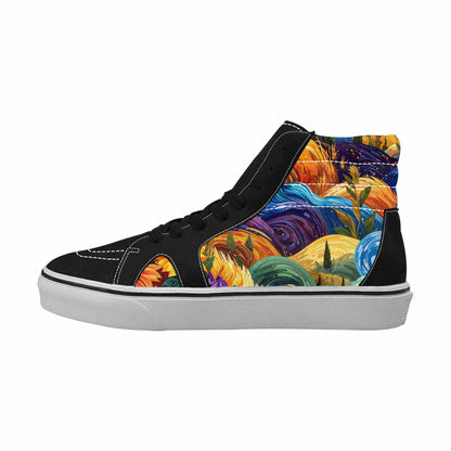 MEN'S Blend All Versions High Top Canvas Surreal Custom Shoes