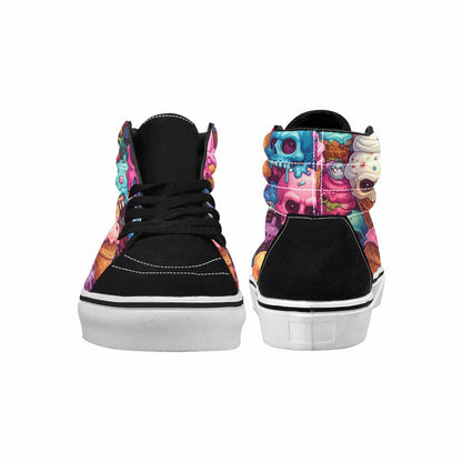 MEN'S Ice Cream Monsters  High Top Canvas Dreamlike Shoes