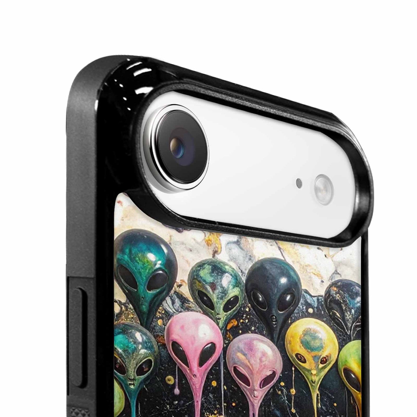 iPhone 17 Air Case — Aliens Marblemelting Aliens Pa Cy7 Alien, Custom Printed Phone Case