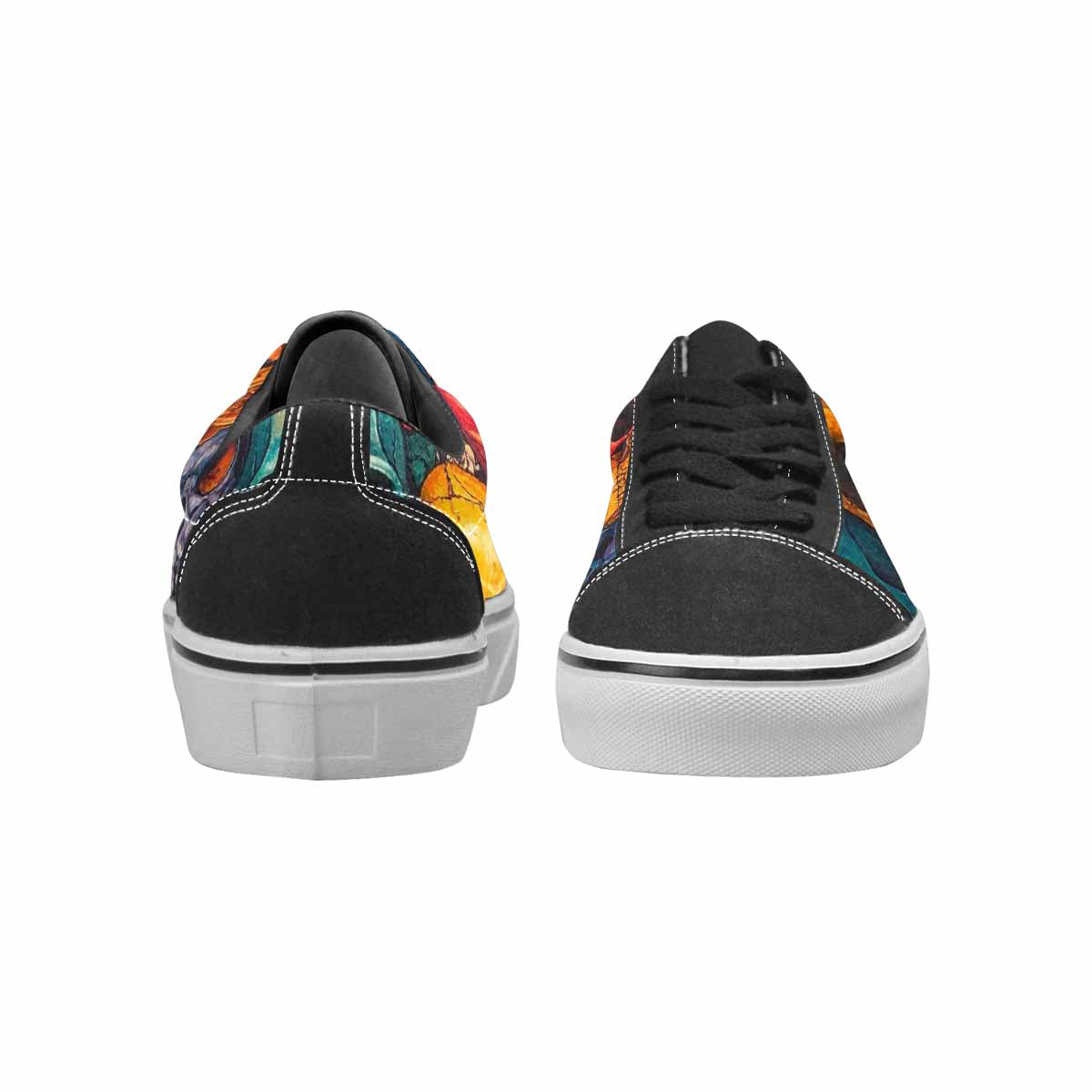 WOMEN'S Skull Roses Lace-Up Canvas Dreamcore Shoes