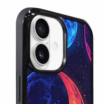 iPhone 17 Case — Neon Winter Moon Cartoon Cute, Customized Protective Case