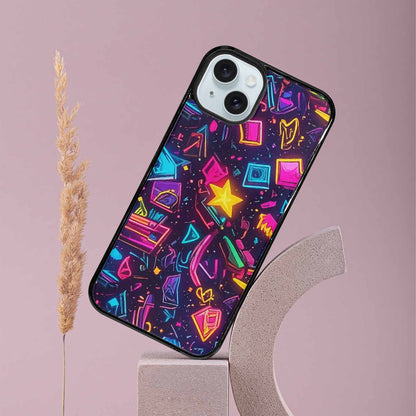 iPhone 15 Plus Case — 80s Retro Motif 80s Retro Motifs, Custom Print Case Cover