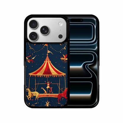 iPhone 17 Pro Case — Vintage Circus Art Pattern Retro Vintage, Custom Designed Case Cover