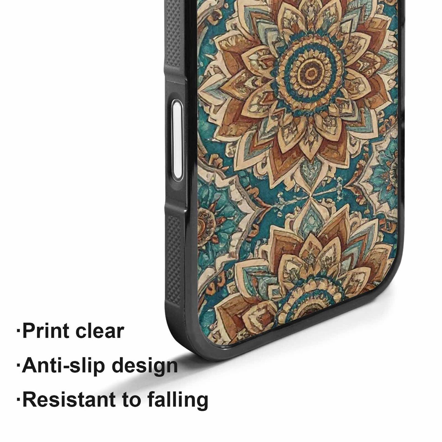 iPhone 17 Case — Small Mandala Pattern, Randomly Floral, Custom Art Phone Cover