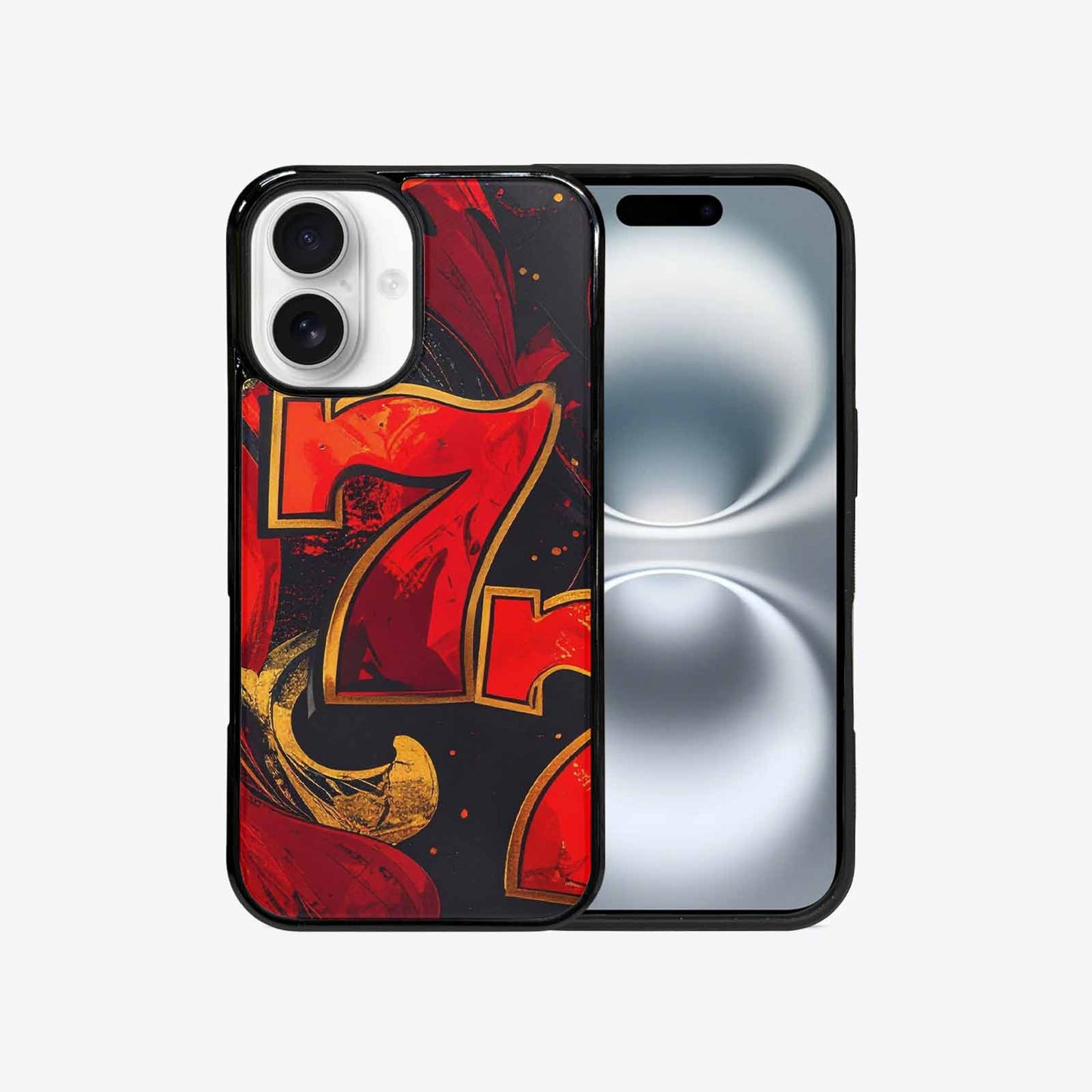 iPhone 16 Case — Dice And Casino Pattern Seamless Repeat, Custom Phone Case