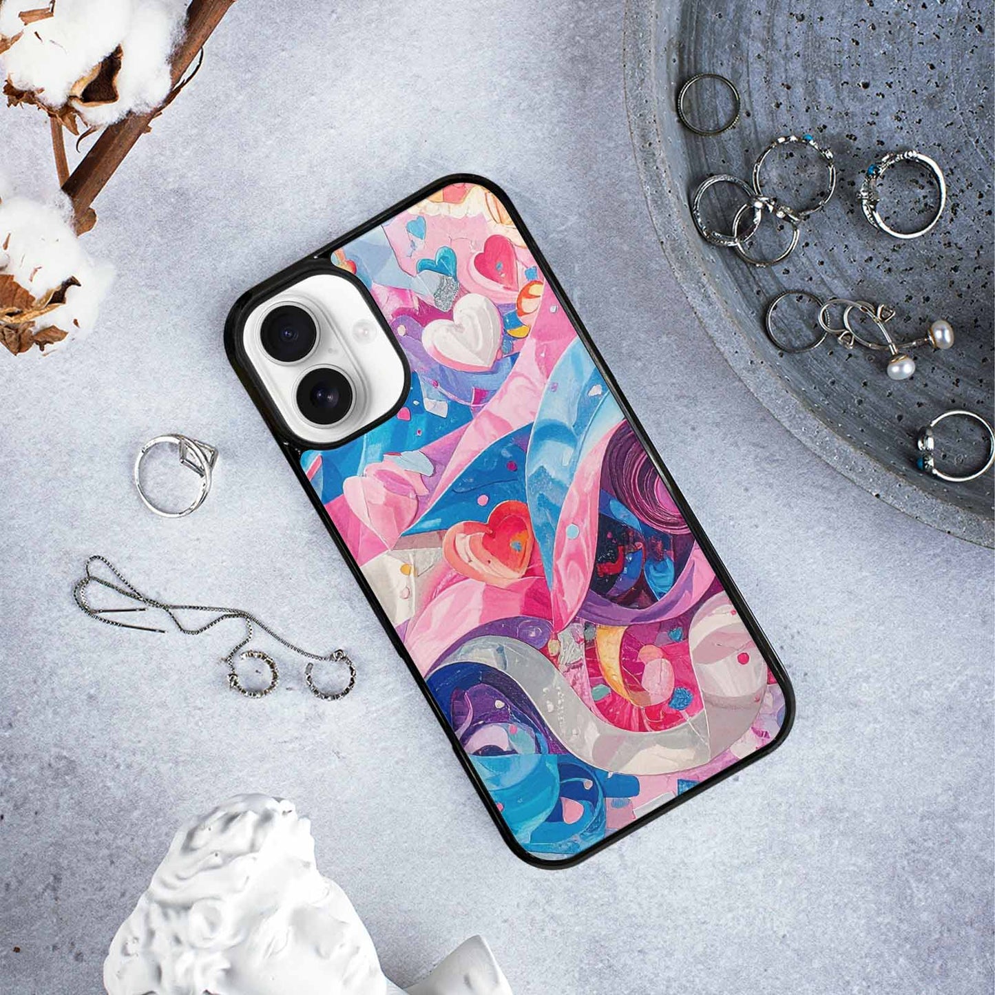iPhone 16 Plus Case — Transgender Pride Flag Trans Pride Flag, Custom Made Phone Cover