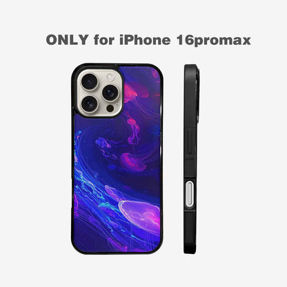iPhone 16 Pro Max Case — Jellyfish Glow Jellyfish Glow Pattern Hundreds, Unique Phone Case Design