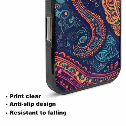 iPhone 16 Pro Max Case — Paisley Mandala, Unique Phone Case Design