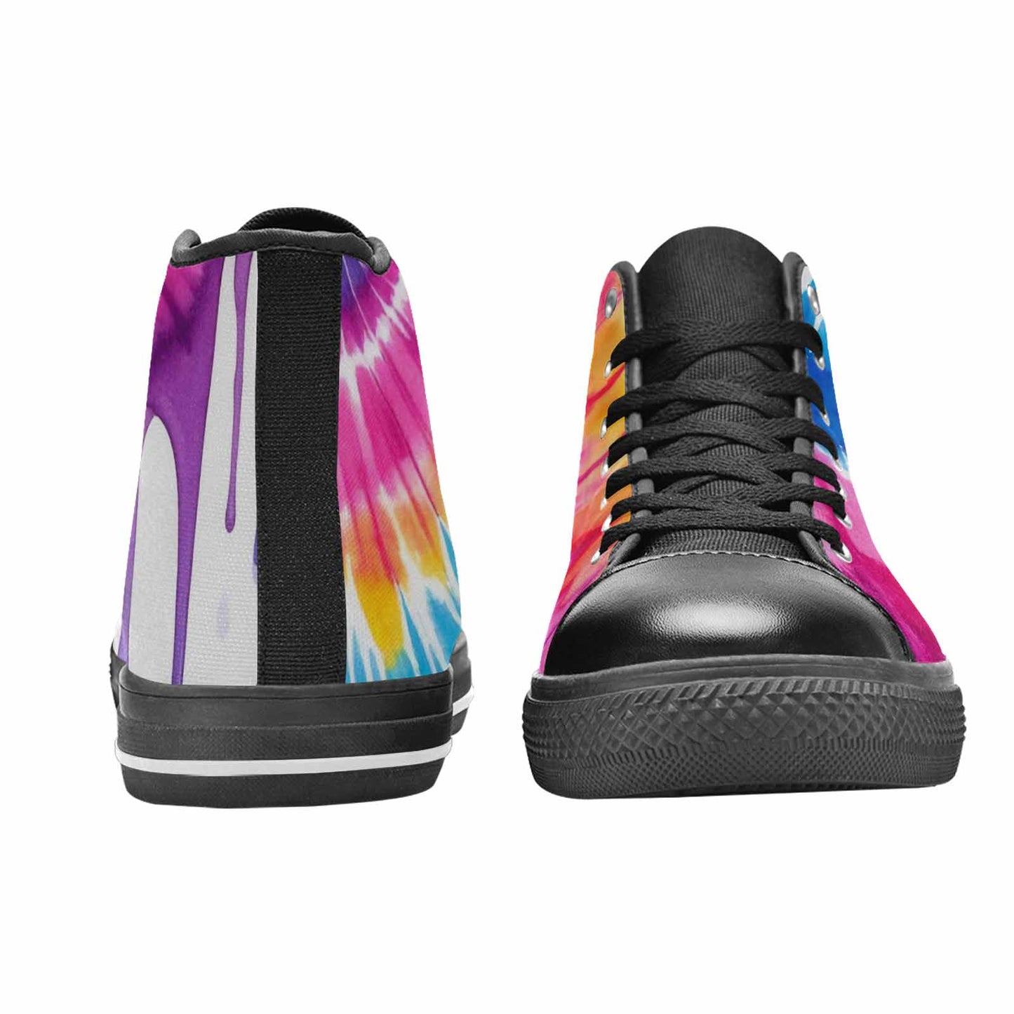WOMEN'S Tie Dye Drip High Top Canvas Dreamcore Shoes