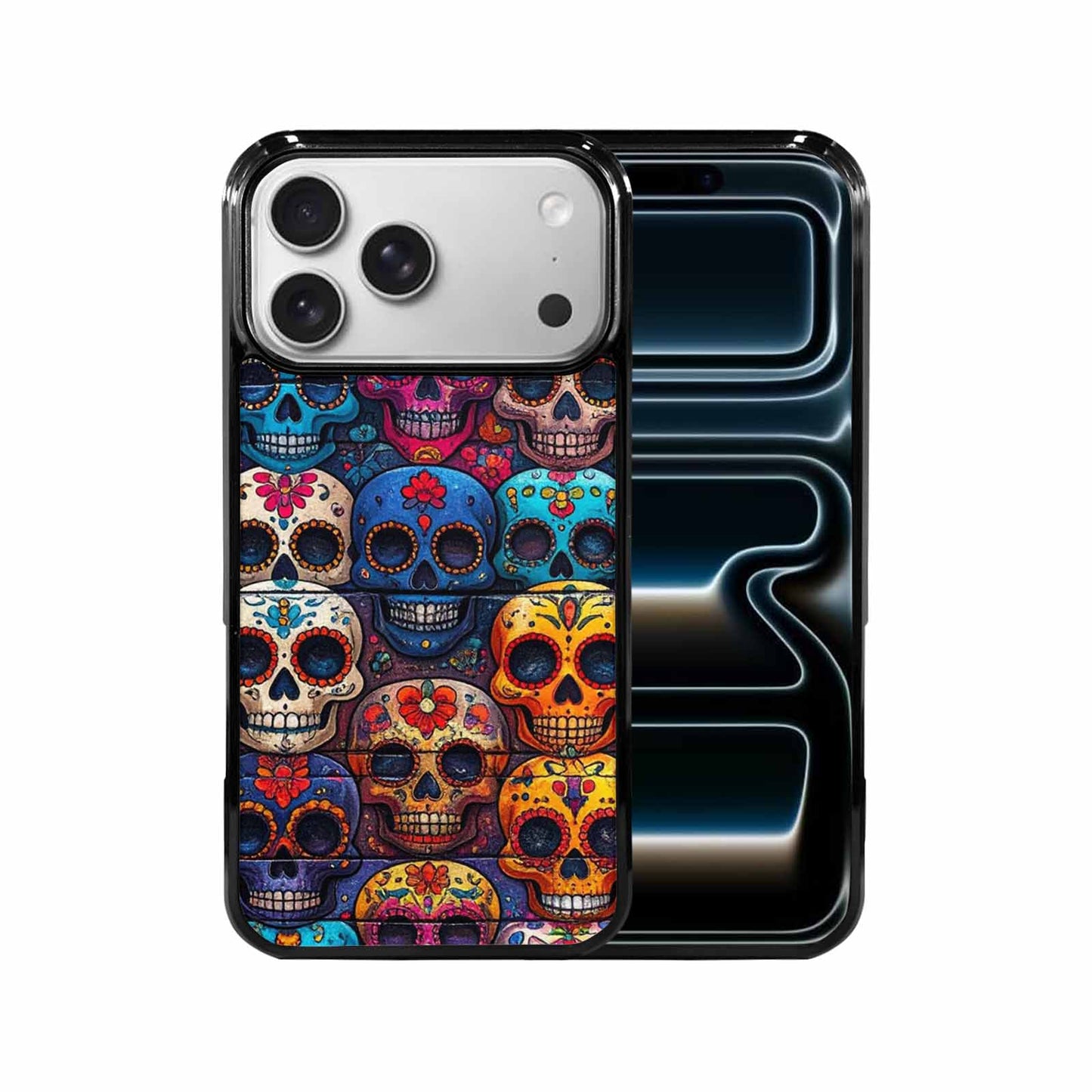 iPhone 17 Pro Max Case — Skull Dark Art Gothic Print Gothic, Custom Phone Case