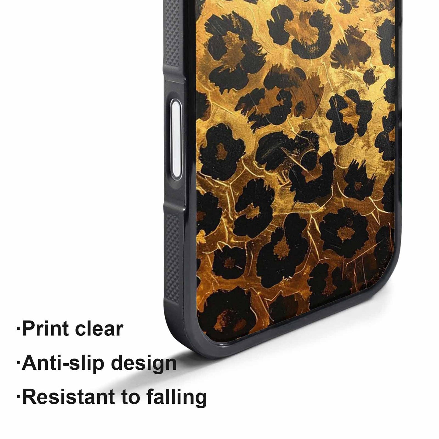 iPhone 17 Pro Case — Animal Print Leopard Wallpaper Pattern Animal, Custom Phone Case
