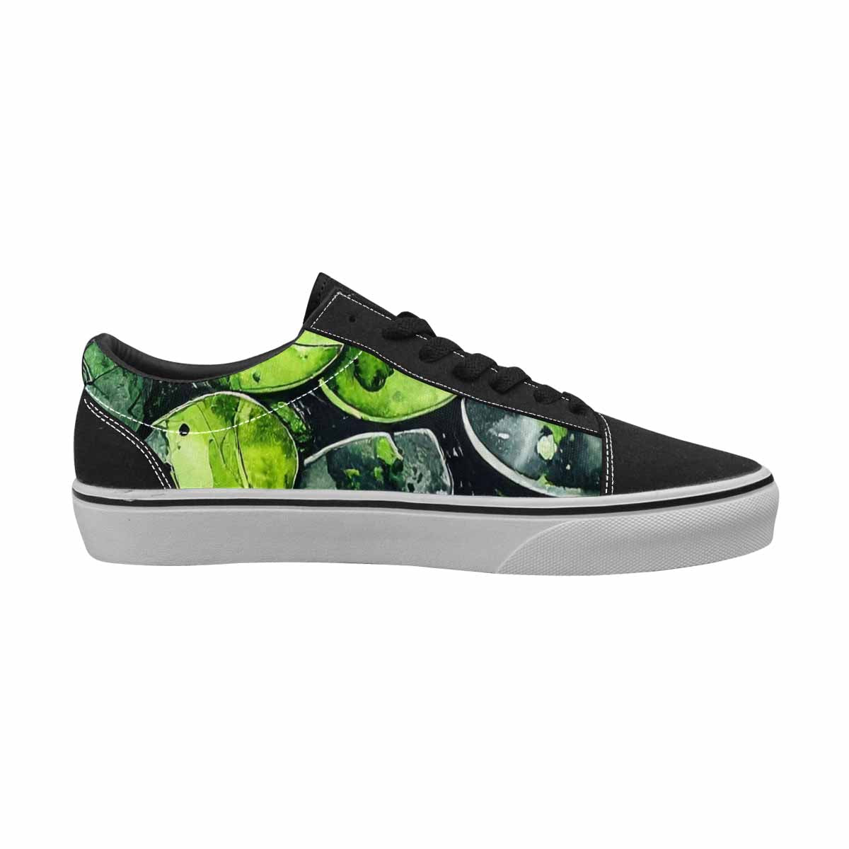 WOMEN'S Reptile Scale Lace-Up Canvas Vivid Sneakers
