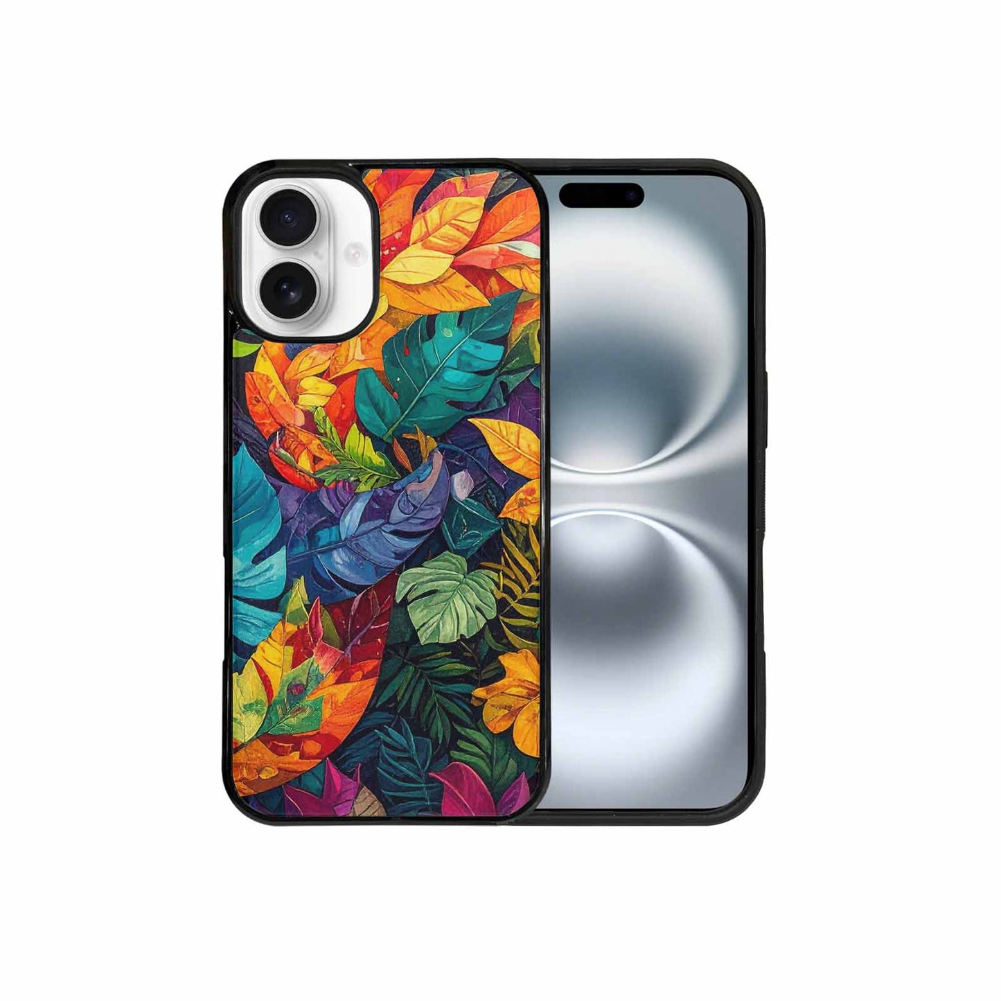 iPhone 16 Plus Case — Toucan Jungle Toucan Jungle Pattern Hundreds, Custom Designed Case Cover