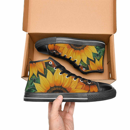 MEN'S Blend Melt Them High Top Canvas Cottagecore Sneakers