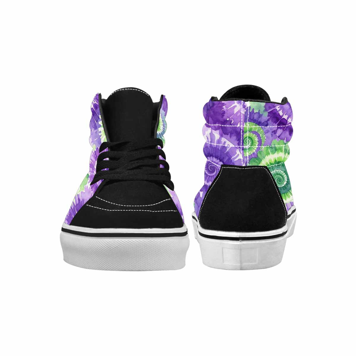 WOMEN'S Tie Dye - High Top Canvas Cottagecore Custom Sneakers