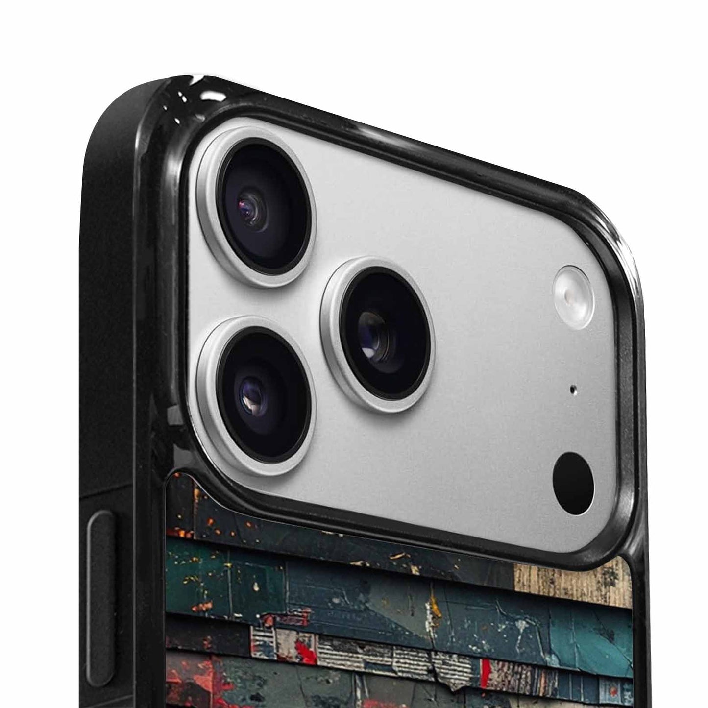 iPhone 17 Pro Case — Distressed Grunge Texture Pattern Hundreds Original, Personalized Phone Case