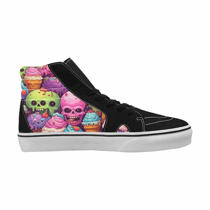 MEN'S Ice Cream Monsters  High Top Canvas Surreal Custom Shoes