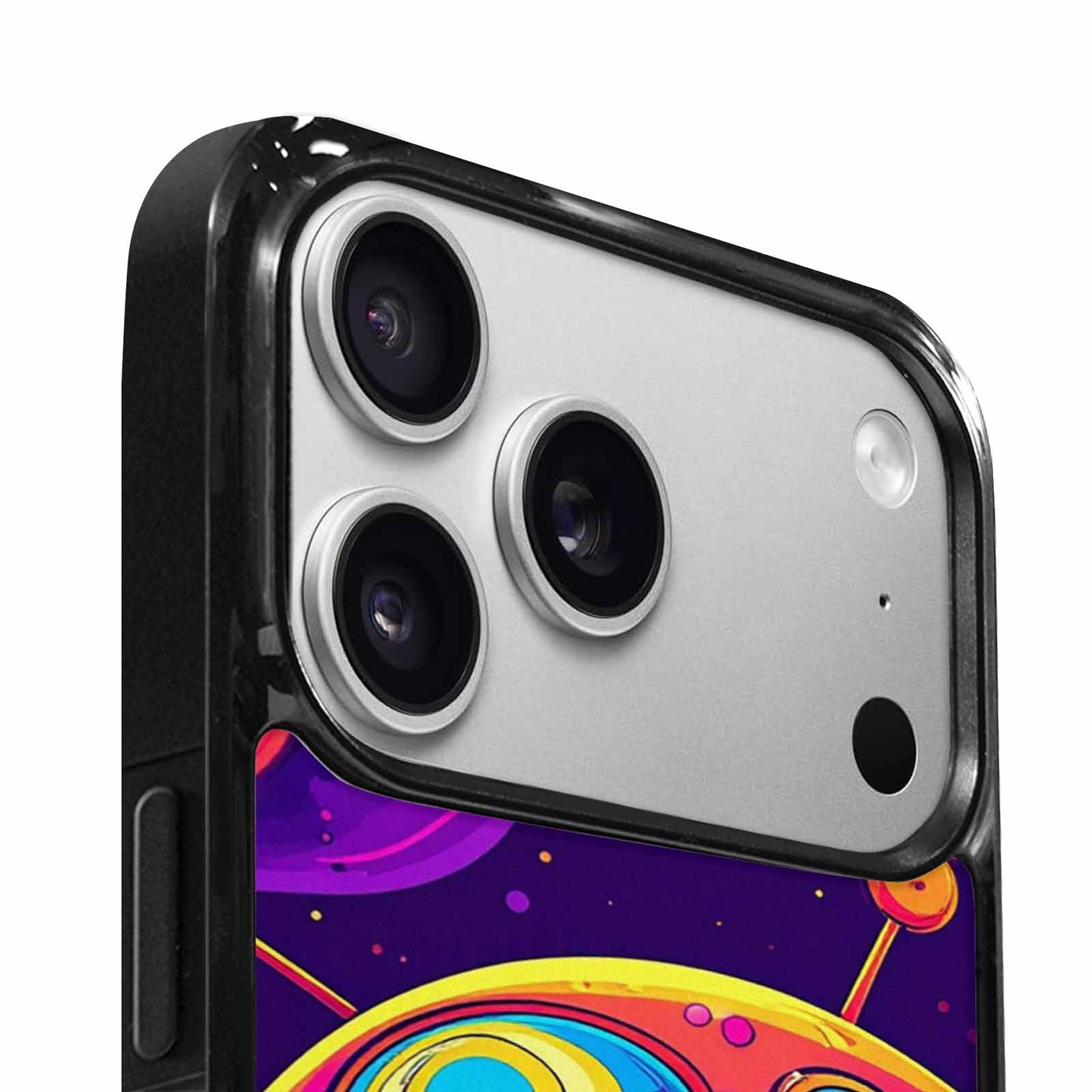 iPhone 17 Pro Case — Alien Ufo Cartoon Art Pattern Alien, Custom Printed Phone Case
