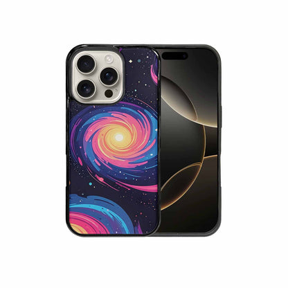 iPhone 16 Pro Case — Love Wins Galaxy Seamless Pattern Vibrant, Custom Printed Phone Case