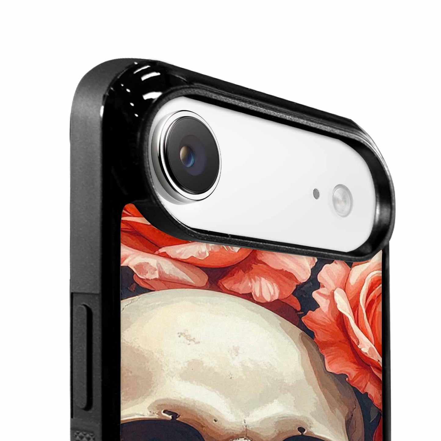 iPhone 17 Air Case — Skulls Roses Soft Airbrush Gothic Skulls, Unique Phone Case Design