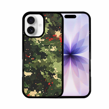 iPhone 17 Case — Small Military Camouflage Blotch Camo, Custom Print Case Cover