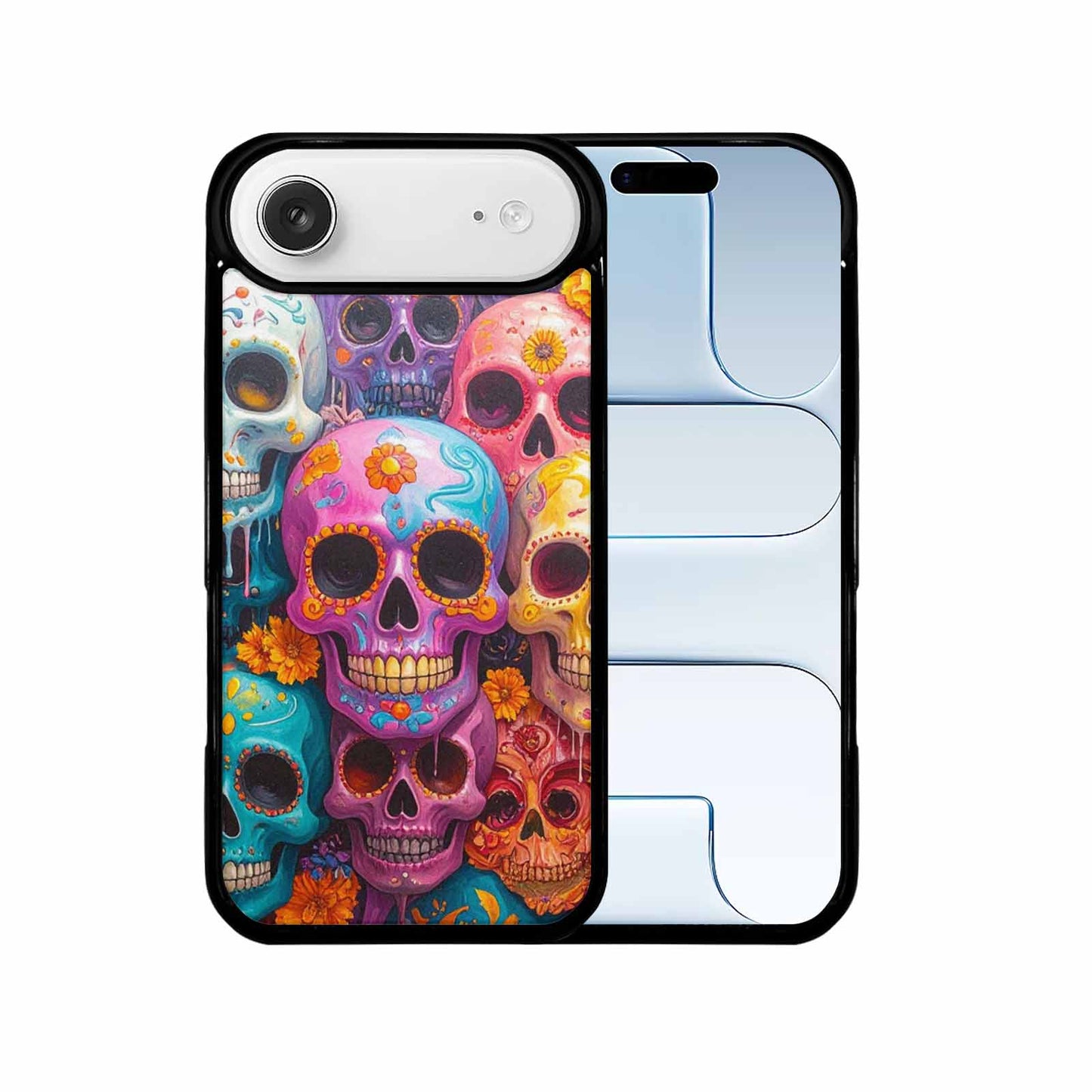 iPhone 17 Air Case — Sugar Skullsmelting Sugar Skulls Gothic Skulls, Custom Art Phone Cover