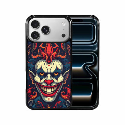 iPhone 17 Pro Max Case — Evil Circus Heads Faces Cartoon Cute, Custom Made Phone Cover