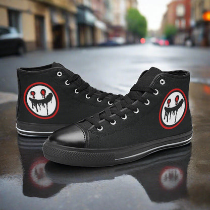 Celtic Orange Black Wearable MEN Bold Art - Freaky Shoes | Custom Art Sneakers