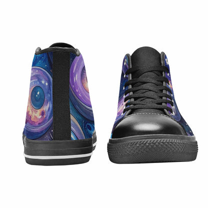 MEN'S Cartoon Eyeballs Galaxy High Top Canvas Dark Academia Shoes