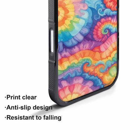 iPhone 17 Pro Case — Tie Dye Swirls Tie Dye Tie, Custom Phone Case
