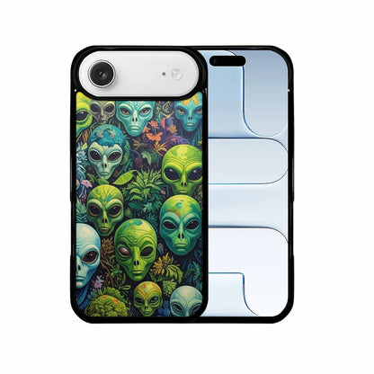 iPhone 17 Air Case — Aliens Pattern Hundreds Of Sma Alien, Custom Made Phone Cover