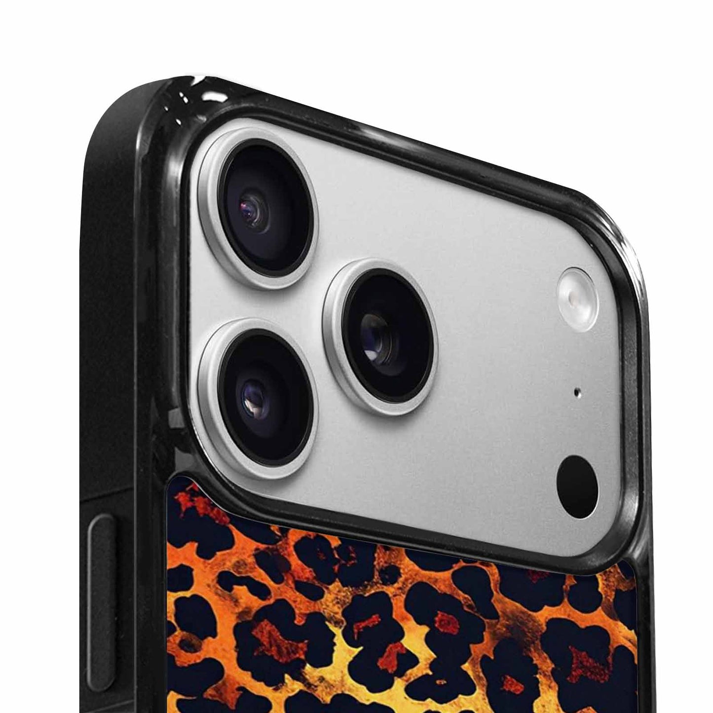 iPhone 17 Pro Case — Leopard Print Dark Seamless Pattern Animal, Customized Protective Case